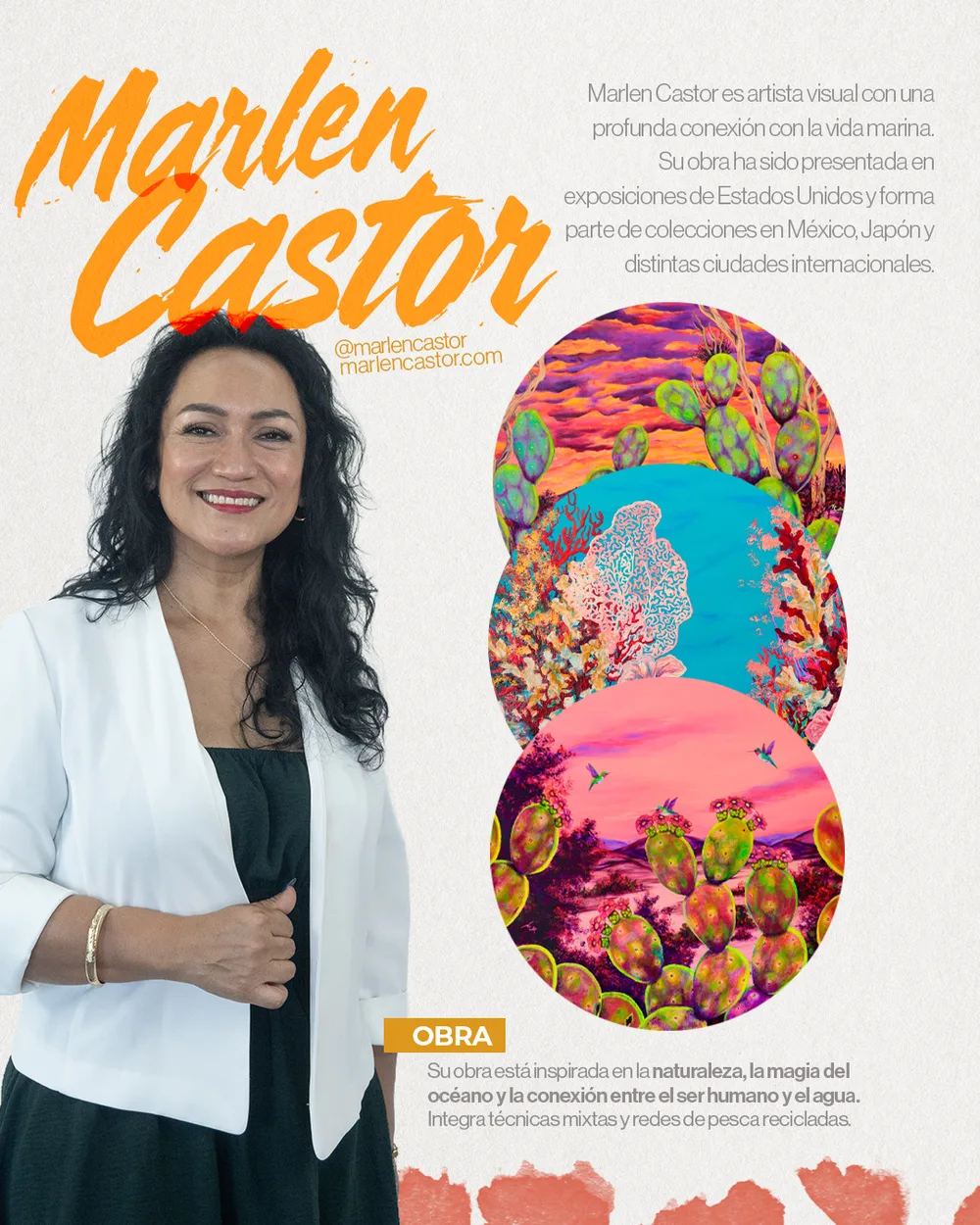 Marlen Castor, artista participante
