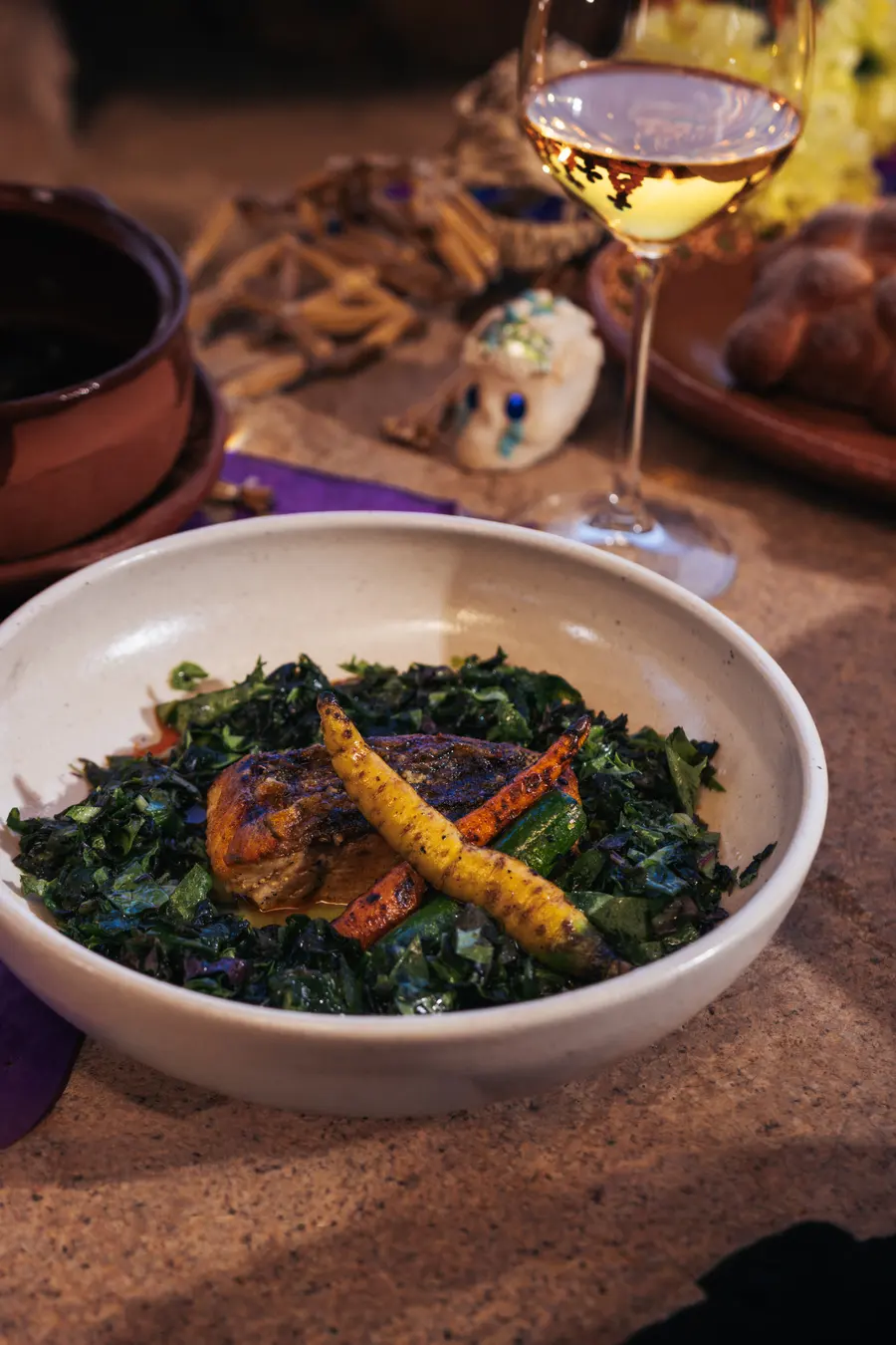 Pesca local con pipián de pepita